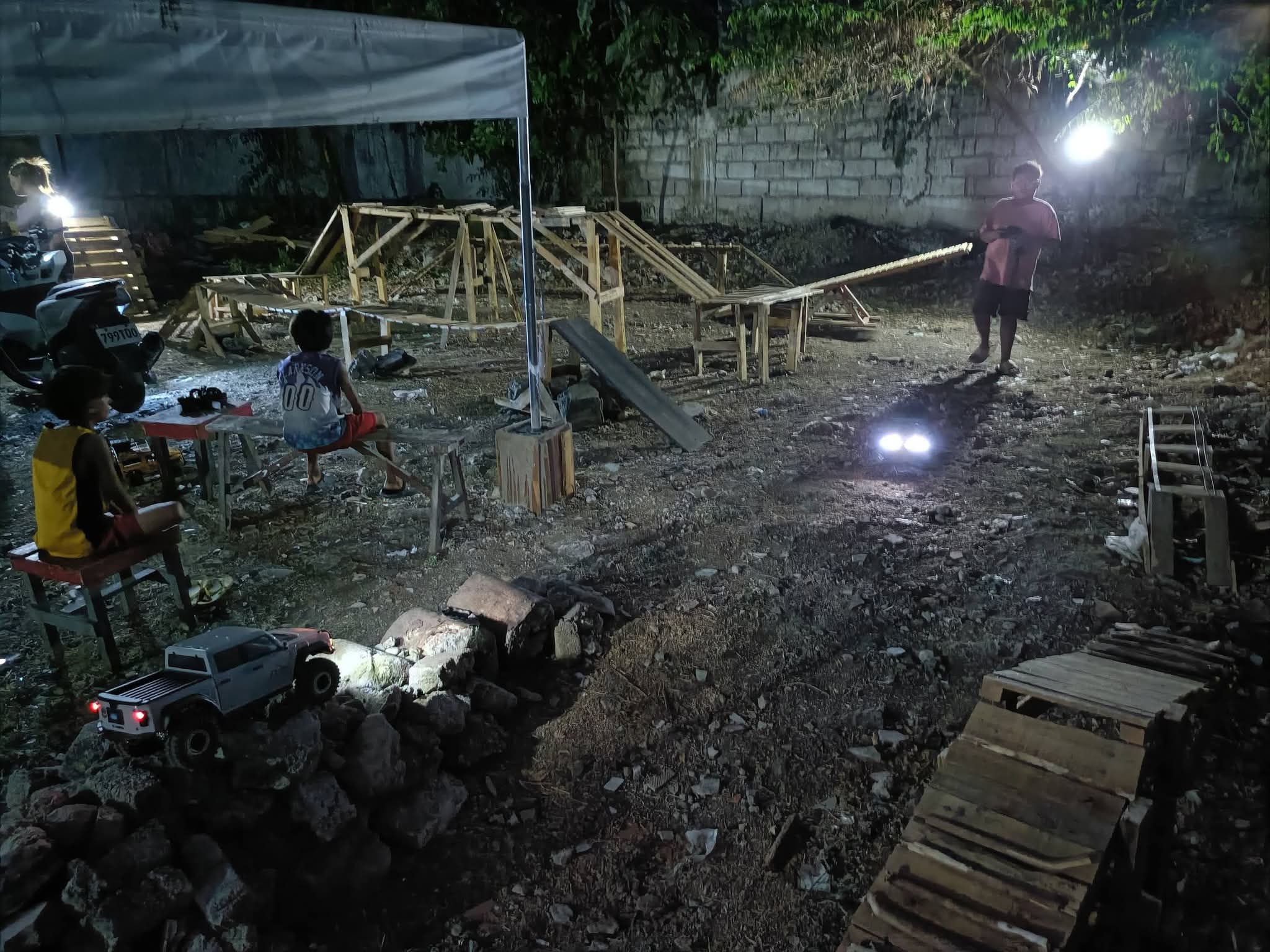 Montalban RC Crawlers Club members gathering at Mike's RC track Rodriguez Rizal