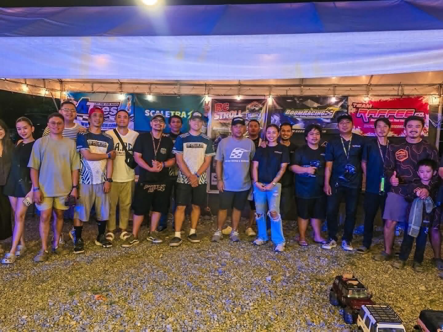 RC Stroll community event at Mudace with BoomRacing and Team Raffee Co. sponsors