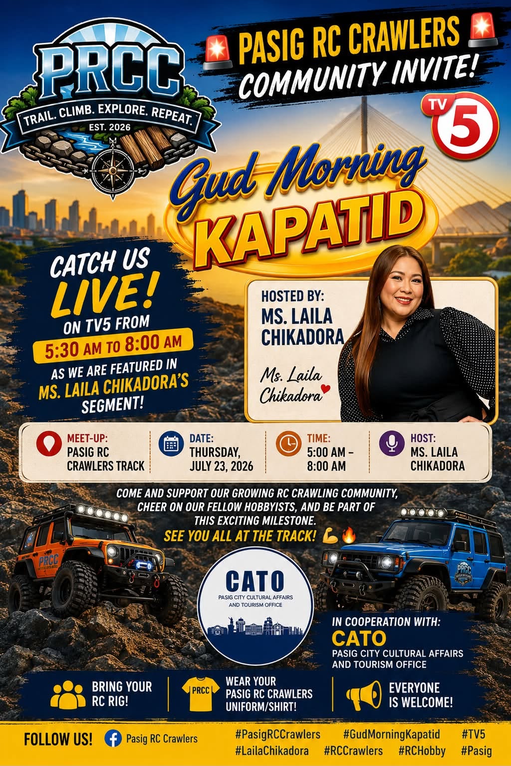 Pasig RC Crawlers featured on Gud Morning Kapatid Philippine TV